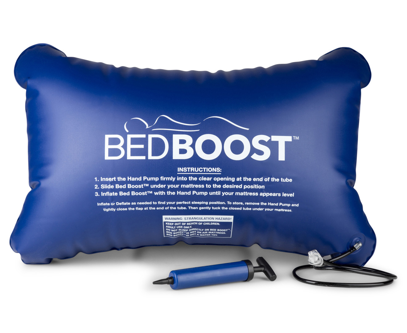 Bed Boost Adjustable/Inflatable Mattress Relief Support