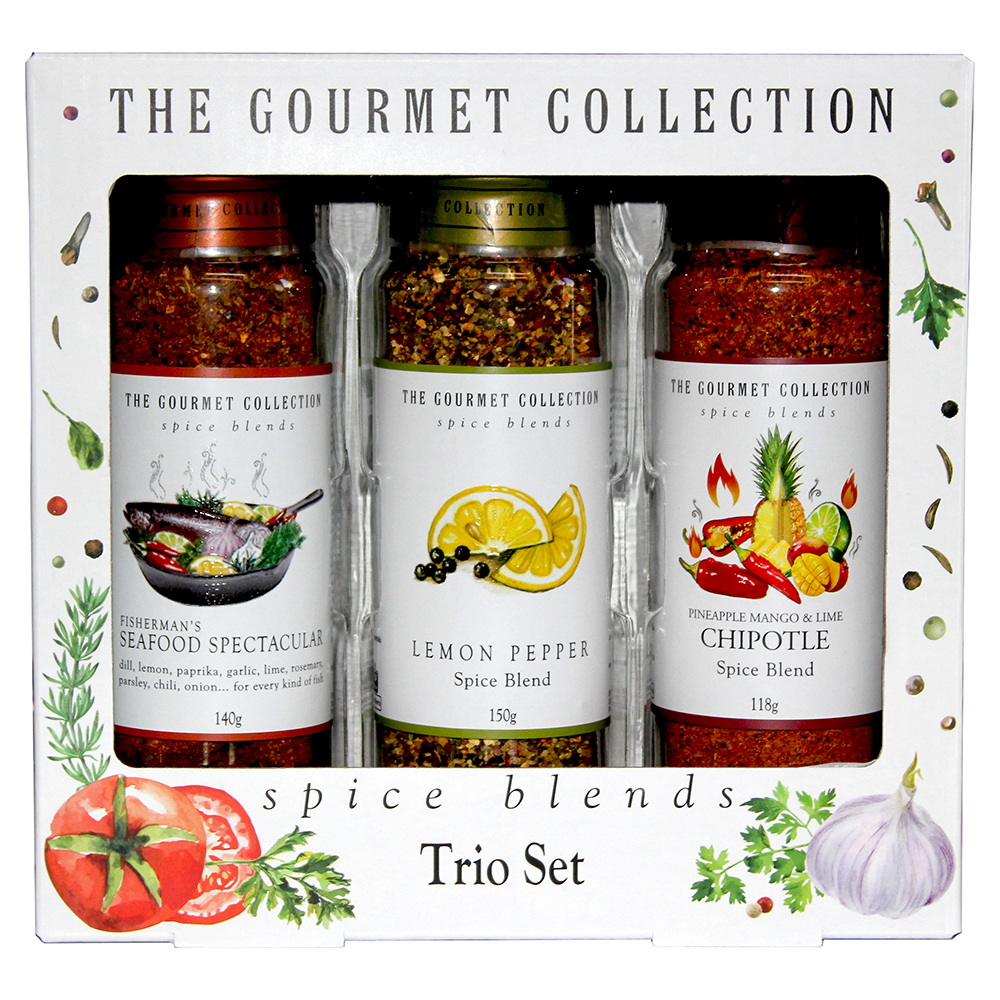The Gourmet Collection Spice Blends Trio Set Fish Online KG Electronic