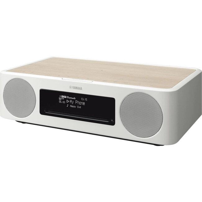 Yamaha DAB+ Digital FM Radio Desktop Audio System Bluetooth/Qi Charger