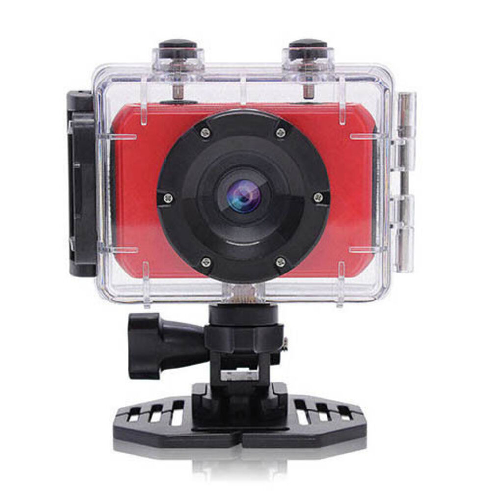 Sport Action Camera Video HD 1080p Recorder Helmet Mount Record Mic