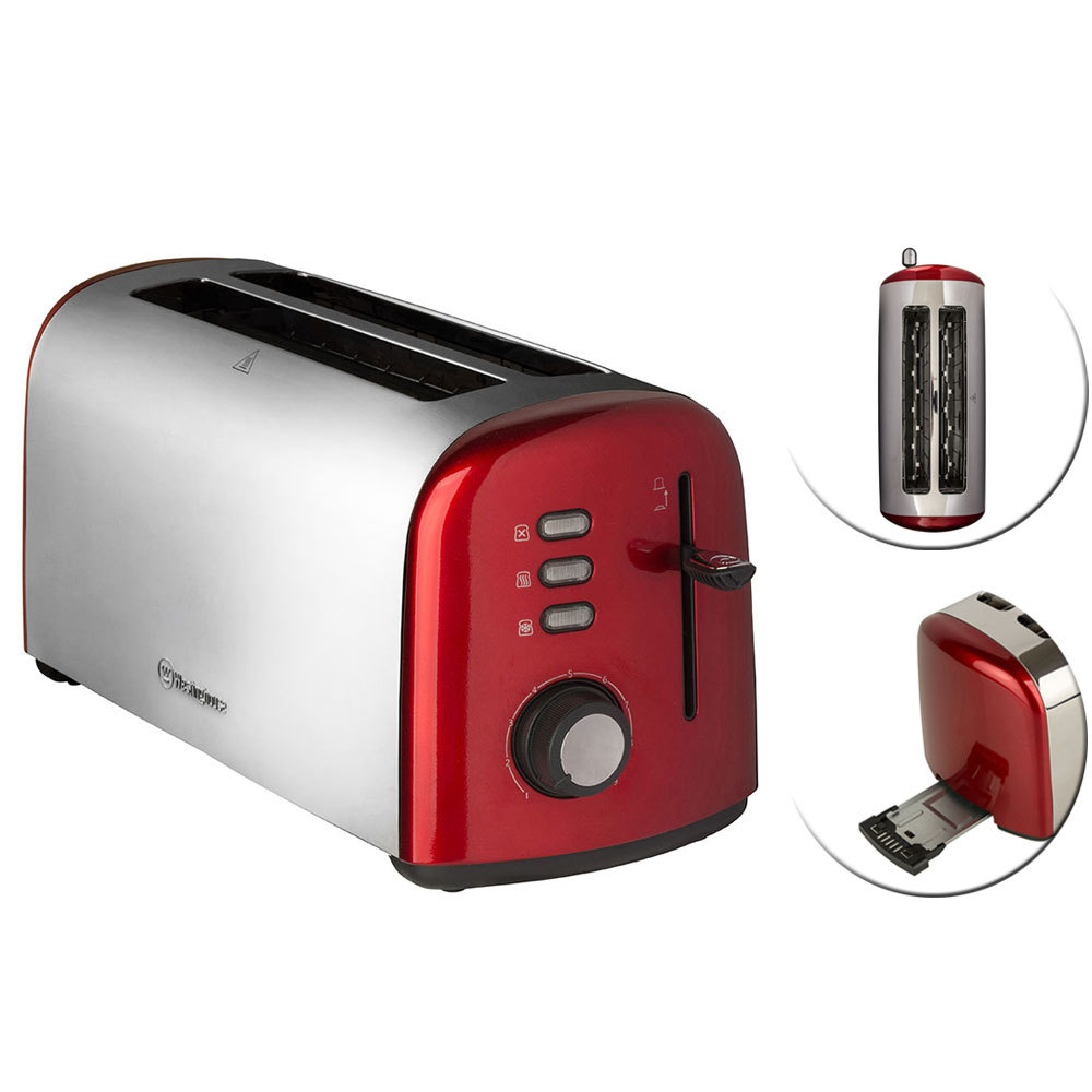 Westinghouse 4 Slice Toaster Pearl Red Online KG Electronic