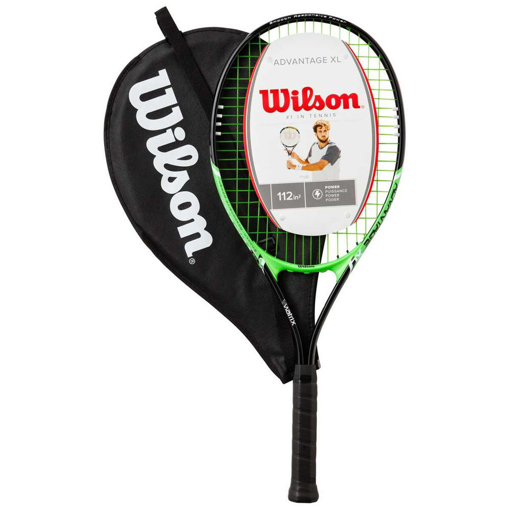 Wilson 4 3/8 Advantage XL Tennis Racket PreStrung AirLite Racquet w