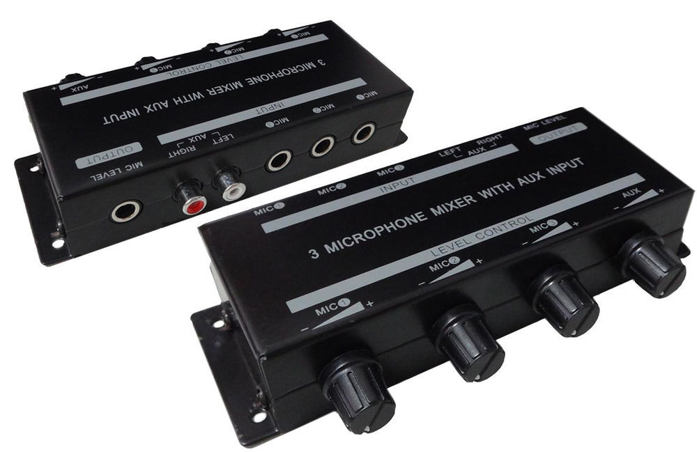 3 Way Microphone Audio Mixer Volume Control 6.3Mm Jack Online KG
