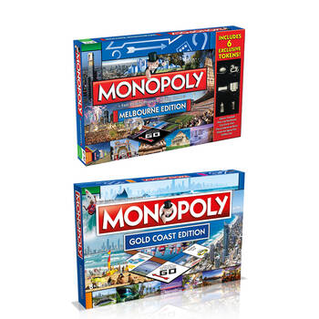 2PK Monopoly Board Game Melbourne & Gold Coast Edition