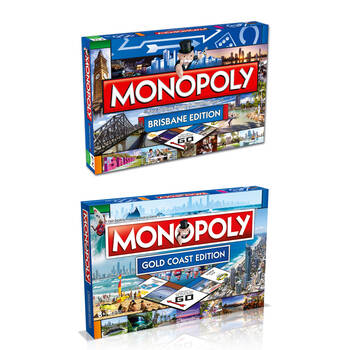 2PK Monopoly Board Game Gold Coast & Brisbane Edition