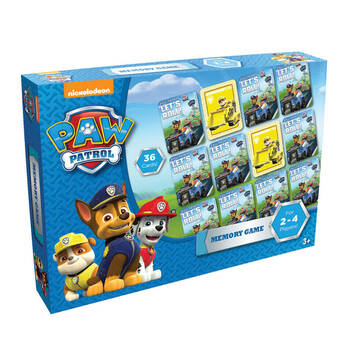 Paw Patrol Memory Game 2-4 Players