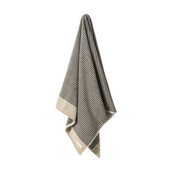 Linen House 630GSM Inverloch Shadow Charcoal Cotton Bathroom Bath Towel 69x139cm