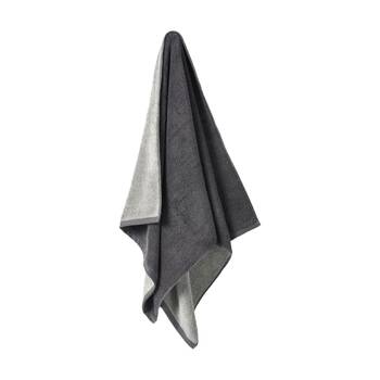 Linen House 550GSM Cotton Otway Shadow Charcoal Bathroom Bath Towel 69x139cm