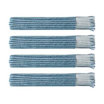 4PK Linen House 580GSM Cotton Alara Blue Stripe Bathroom Hand Towel 40x60cm