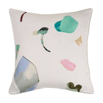 Linen House Clovelly Collage Multicoloured European Pillowcase 65x65cm
