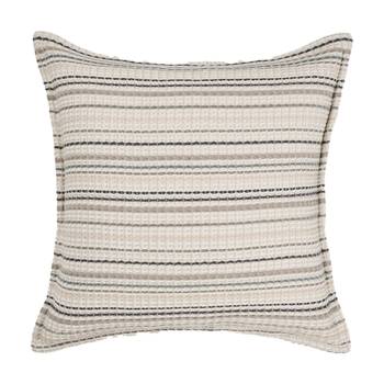 Linen House Cotton Waffle Dana Mushroom Contempory European Pillowcase 64x64cm