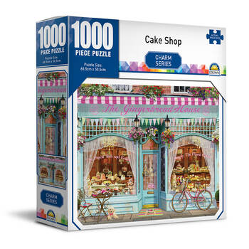 1000pc Crown Cake Store Charm Series Puzzles