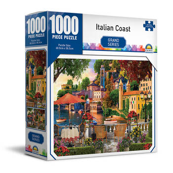 1000pc Crown Italian Coast Grand Series Puzzles