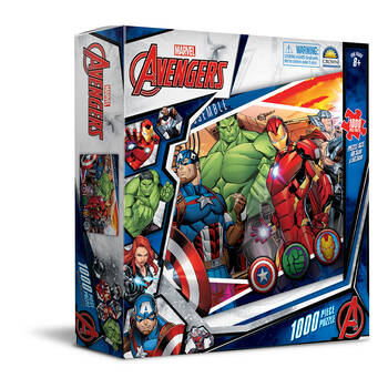 1000pc Avengers Puzzle - Cartoon Core Team