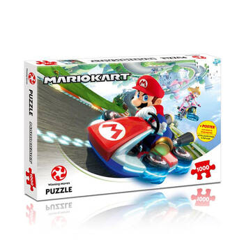 1000 pc Mario Kart Puzzle W/ Poster