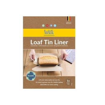 Nostik Silicone+Fibreglass Loaf Tin Liner 26cm - Brown