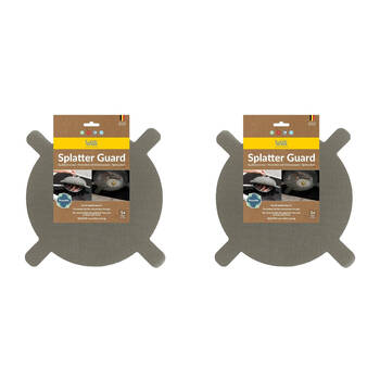 2PK Nostik Silicone+Fibreglass Splatter Guard Liner 32cm - Grey