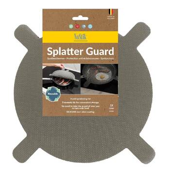 Nostik Silicone+Fibreglass Splatter Guard Liner 36cm - Grey