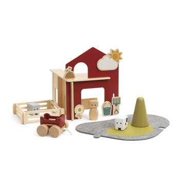 Micki World Farm Set Kids/Children Fun Wooden Toy 2y+