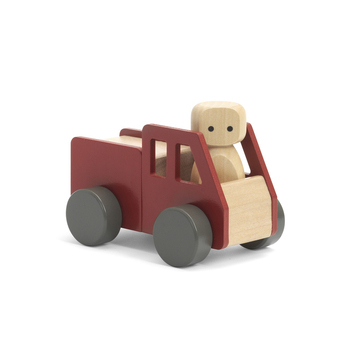 Micki Play World Fire Engine Set Kids/Children Wooden Toy 2y+