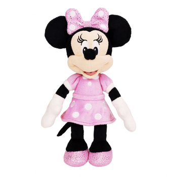 Disney Junior Mickey Mouse Basic Beanbag Plush 9" Minnie Mouse 2+
