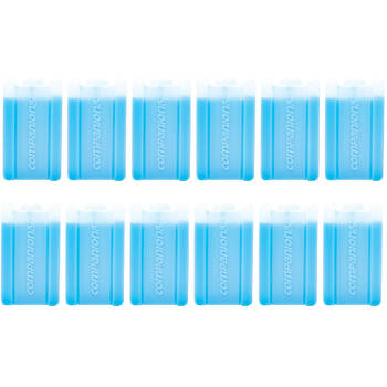 12PK Companion 150ml Ice Travel Cooler Brick Small 13x7cm - Blue