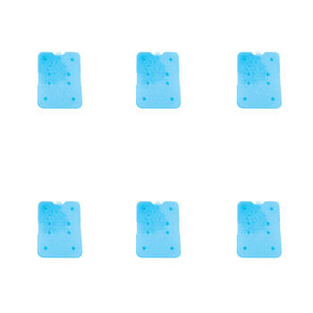 6PK Companion 150ml Ice Travel Cooler Brick Slim Small 16x12cm - Blue