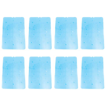 8PK Companion 650ml Ice Travel Cooler Brick Slim Large 31x21cm - Blue