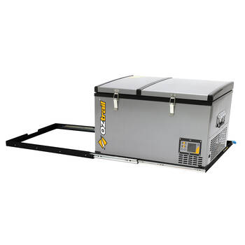 Oztrail Universal Heavy-Duty Fridge Slide 200kg - Black
