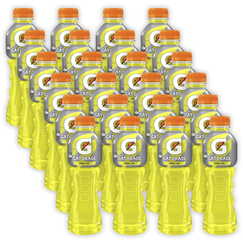 24pc Gatorade Lemon Lime Flavoured Sports Drink Bottles 600ml