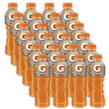 24pc Gatorade Orange Ice Flavoured Sports Drink Bottles 600ml