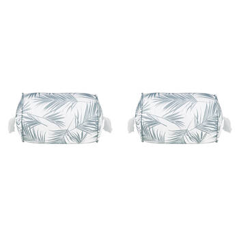 2PK OZtrail Polyester Beach Pillow Cushion w/ Tassel 31x18cm Palm Cove Green