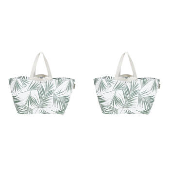 2PK OZtrail Womens Beach Tote Bag 80x36cm - Palm Cove Green