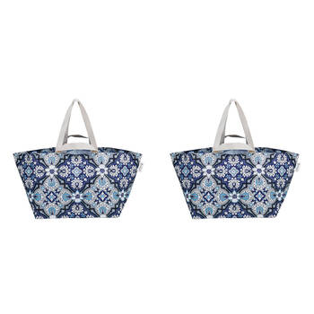 2PK OZtrail Womens Beach Tote Bag 80x36cm - Bells Beach Blue
