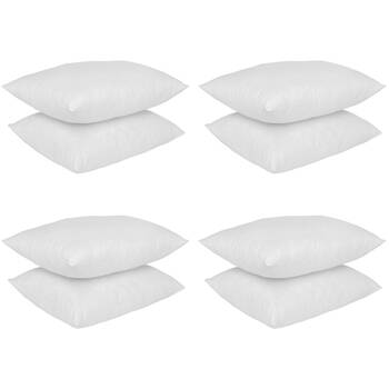 4x 2pc Royal Comfort Luxury Bamboo Quilted Bedding Pillow 50x75cm - White