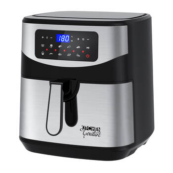 Kitchen Couture 1800W LED Digital 12L Air Fryer 38.5x35cm - Silver