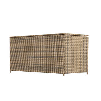 Arcadia Furniture PE Rattan Storage Box 122x60cm - Oatmeal