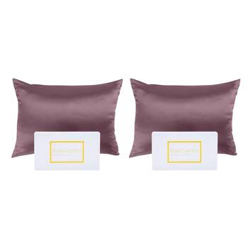 2PK Royal Comfort Pure Silk Pillowcase Single Pack 51x76cm - Champagne Pink