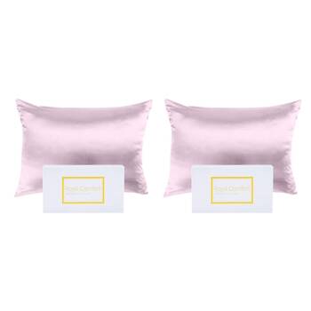 2PK Royal Comfort Pure Silk Pillowcase Single Pack 51x76cm - Malaga Wine