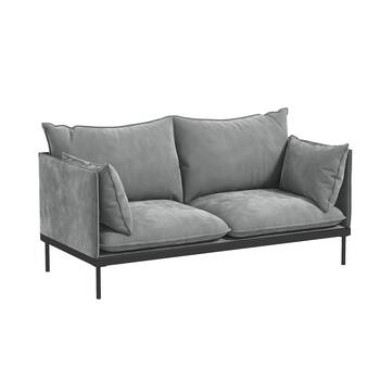 Casa Decor Camilla Two Seater Home/Office Sofa 158x81cm - Light Grey
