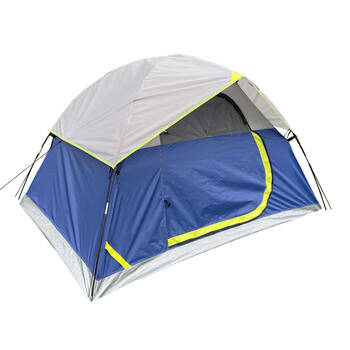 Havana Outdoors 2-3 Person Polyester Waterproof Camping/Hiking Tent 5x7ft Blue