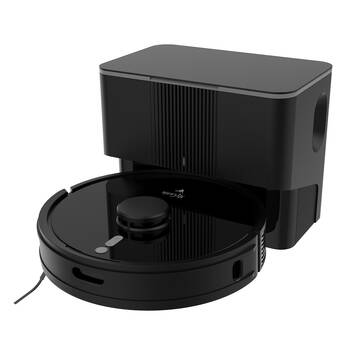 My Genie Laser Smart IQ720+ Total Clean System Robotic Vacuum 31cm - Black