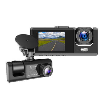 I-Hawk Defender Dual Dash Camera Full HD 11x5cm - Black 