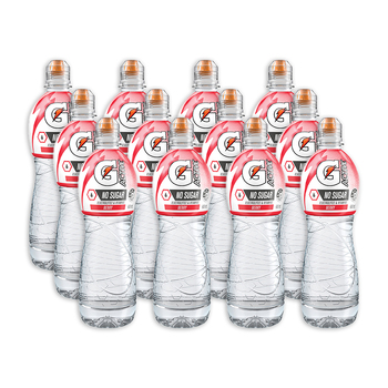 12pc Gatorade G-Active Berry Flavoured Sports Drink Bottle 600ml