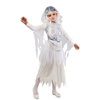 Rubies Ghostly Girl Costume Party Dress-Up - Size M 9-10y