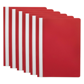 20PK Marbig Economy A4 File Flat Document Folder Organiser - Red