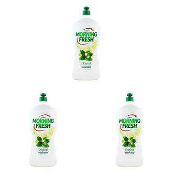 3PK Morning Fresh Dishwashing Liquid 1.25L Original - Clear
