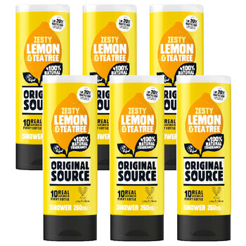 6PK Original Source Shower Gel Zesty Lemon And Tea Tree 250ml