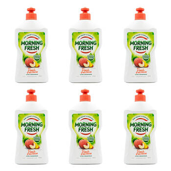 6PK Morning Fresh Dishwashing Liquid 400ml - Peach & Nectarine