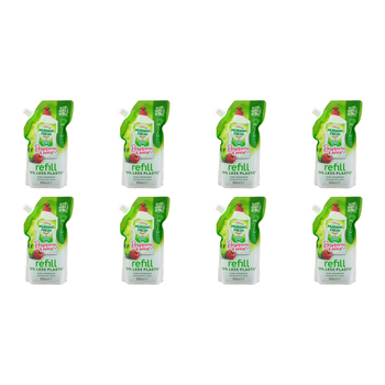 8PK Morning Fresh Concentrated Dishwashing Liquid Refill 800ml Raspberry/Apple